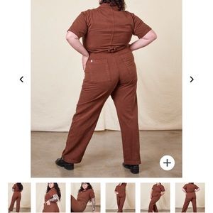 Big Bud Press SHORT SLEEVE JUMPSUIT - FUDGESICLE BROWN - 6XL